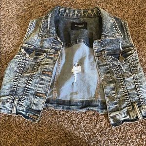 jean crop jacket